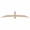 Ekena Millwork Bellingham Smooth Timber Gable Bracket, Douglas Fir, 96"W x 20"H x 3 1/2"D x 5 1/2"F, 5/12 Pitch GBW096X20X0406BEL00SDF - alternate 1